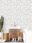 Voguish Multicolored Circles Wallpaper Vogue