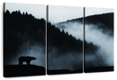 Misty Mountain Bear Wall Art