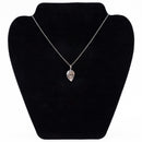 Argentium Leaf Charm Sterling Silver Necklace | Jules Jewel Box
