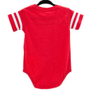 Infant Huskers Football Onesie | Red | Multiple Sizes | Lou's Sporting Goods | 24N39IFBC