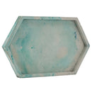 Pottery Jewelry Tray | 6.5" x 4" Hexagon | Color Crete Creations