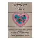 Heart Shaped Pocket Hug With Premium Charm | Multiple Colors & Designs | Color Crete Creations