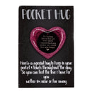 Heart Shaped Pocket Hug With Premium Charm | Multiple Colors & Designs | Color Crete Creations