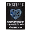 Heart Shaped Pocket Hug With Premium Charm | Multiple Colors & Designs | Color Crete Creations