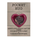 Heart Shaped Pocket Hug With Premium Charm | Multiple Colors & Designs | Color Crete Creations