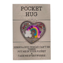 Heart Shaped Pocket Hug With Premium Charm | Multiple Colors & Designs | Color Crete Creations