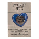 Heart Shaped Pocket Hug With Premium Charm | Multiple Colors & Designs | Color Crete Creations