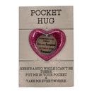 Heart Shaped Pocket Hug With Premium Charm | Multiple Colors & Designs | Color Crete Creations