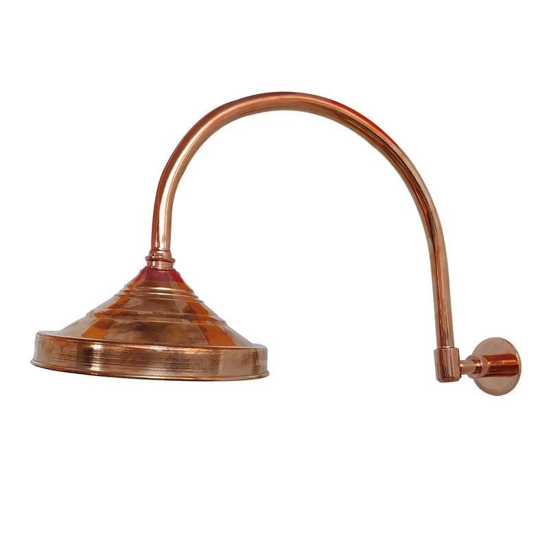 Round Shower Head In Pure Copper , Outdoor and Indoor showerhead