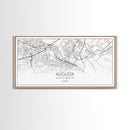 Augusta Street Map, Georgia Map, Map Print, Modern Art, Wall Art, Canvas Print, Farmhouse Décor, College Dorm Décor, Teacher Gift, Prints
