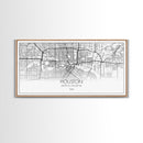 Houston City Map, Texas Map, Map Art, Modern Art, Wall Art, Canvas Art, Western Wall Art, Country Décor, Texas Wall Art, Anniversary Gift