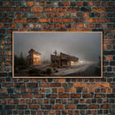 Abandoned Rustic, Western theme canvas art, ghost town canvas print, wild west saloon art, man cave wall art, living room art, Cowboys