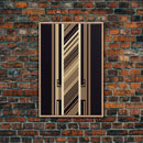 Art Deco Wall art, Framed Canvas Print, Art Deco, Gold art, Framed painting, Geometric art, Beautiful art, Lines art, Guest room art