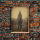 Horror Home Decor, Spooky Halloween, Creepy Wall Art, Dark Fantasy, Canvas Print, Wall Art, Vertical Print, Home Decor, Wall Decor