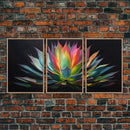 Modern Home Decor, Set Of 3 Prints Botanical Print Desert Art Cactus Print Set Bathroom Wall Art Prints, Bedroom Wall Art, Southwestern Art
