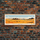 Great Sand Dunes National Park, Panoramic Colorado Travel Art, National Park Print, Minimalist Travel Art, Midcentury Modern Style Landscape