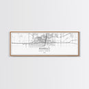 Panoramic Amarillo City Map, Texas Art, Map Print, Minimalist Wall Art, Canvas Art, Housewarming Gift, Street Map Art, Closing Gift