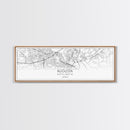 Panoramic Augusta City Map, Georgia Art, Map Print, Minimalist Wall Art, Canvas Art, Housewarming Gift, Street Map Art, Closing Gift