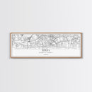 Panoramic Berlin City Map, Germany Art, Map Print, Minimalist Wall Art, Canvas Art, Housewarming Gift, Street Map Art, Closing Gift