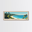 Abaka Bay, Haiti Panoramic Print, Vacation Gift, Haiti Wall Art, Beach Painting, Beach Decor, Beach Or Lakehouse Art