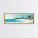 Cottesloe, Australia Panoramic Print, Vacation Gift, Australia Wall Art, Beach Painting, Beach Decor, Large Wall Art, Wood Frame Art