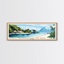 Genovesa Island, Ecuador Panoramic Print, Vacation Gift, Ecuador Wall Art, Beach Painting, Beach Decor, Large Wall Art, Wood Frame Art
