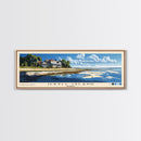 Jekyll Island, Georgia Panoramic Print, Vacation Gift, Georgia Wall Art, Beach Painting, Beach Decor, Large Wall Art, Wood Frame Art