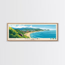 Phú Quốc, Vietnam Panoramic Print, Vacation Gift, Vietnam Wall Art, Beach Painting, Beach Decor, Large Wall Art, Wood Frame Art