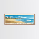 Playa de Gandía, Spain Panoramic Beach Print, Vacation Gift, Spain Wall Art, Beach Painting, Beach Decor, Beach Painting