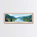 Schluchsee, Germany Panoramic Beach Print, Vacation Gift, Germany Wall Art, Framed Canvas Print, Framed Beach Painting