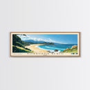 Shirahama Beach, Japan Panoramic Beach Print, Vacation Gift, Japan Wall Art, Framed Canvas Print, Framed Beach Painting