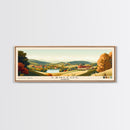 langeog, Germany Panoramic Beach Print, Vacation Gift, Germany Wall Art, Framed Canvas Print, Framed Beach Painting