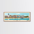 Île de Ré, France Panoramic Print, Vacation Gift, France Wall Art, Beach Painting, Beach Decor, Beach Or Lakehouse Art