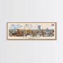 Apeldoorn Netherlands Travel Print Wall Art, Panoramic City Art, Travel Art, Wall Decor, Vacation Gift, Framed Canvas Print Or Metal Art
