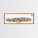 Gyumri Armenia Travel Print Wall Art, Panoramic City Art, Travel Art, Wall Decor, Vacation Gift, Framed Canvas Print Or Metal Art