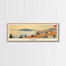 Izmit Turkey Travel Art, City Art, Framed Canvas Print or Metal Wall Art, Europe Travel Poster, Panoramic Wall Art, Extra Wide Wall Art