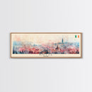 Kielce Poland Wall Art, Panoramic Travel Poster, Panoramic Framed Canvas Print, City Wall Art, Wall Hanging Home Decor, Travel Art