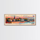Taganrog Russia Travel Art, City Art, Framed Canvas Print or Metal Wall Art, Europe Travel Poster, Panoramic Wall Art, Extra Wide Wall Art