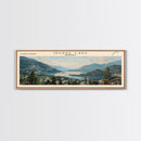 Rough River Lake Kentucky Framed Canvas Print, Lake House Decor, Panoramic Wall Art, Travel Poster, Serene Landscape Painting, Bedroom Decor