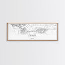 Panoramic Oxnard City Map, California Art, Map Print, Minimalist Wall Art, Canvas Art, Housewarming Gift, Street Map Art, Closing Gift