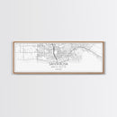 Panoramic Santa Rosa City Map, California Art, Map Print, Minimalist Wall Art, Canvas Art, Housewarming Gift, Street Map Art, Closing Gift