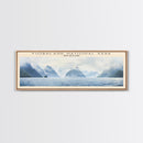 Fiordland National Park Travel Print Wall Art, Travel Poster Print, Retro Style COUNTRY Home Decor, Wall Hanging, Travel Gift Idea, Unique Metal Art