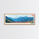 Chincha, Peru Travel Poster Panoramic Canvas Print, Chincha, Peru Painting, Peru Art, Chincha Travel Art, Guest Room Painting