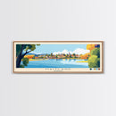 Maitland, Australia Panoramic Travel Poster Canvas Print, Maitland, Australia Painting, Australia Art, Maitland Panoramic Travel Art, Travel Painting