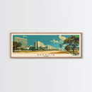 Brasilia, Brazil Panoramic Canvas Print, Brasilia, Brazil Painting, Brazil Art, Brasilia Travel Poster, Travel Art, Housewarming Gift