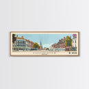 Chichester, England Panoramic Canvas Print, Chichester, England Painting, England Art, Chichester Travel Poster, Travel Art, Housewarming Gift
