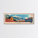 Chiclayo, Peru Panoramic Canvas Print, Chiclayo, Peru Painting, Peru Art, Chiclayo Travel Poster, Travel Art, Guest Room Painting