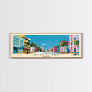 Jose C. Paz, Argentina Panoramic Canvas Print, Jose C. Paz, Argentina Painting, Argentina Art, Jose C. Paz Travel Poster, Travel Art, Vacation Gift