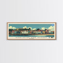 Kirkcaldy and Dysart, Scotland Panoramic Canvas Print, Kirkcaldy and Dysart, Scotland Painting, Scotland Art, Kirkcaldy and Dysart Travel Poster, Travel Art, Guest Room Painting