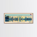 Kuala Lumpur, Malaysia Panoramic Canvas Print, Kuala Lumpur, Malaysia Painting, Malaysia Art, Kuala Lumpur Travel Poster, Travel Art, Guest Room Painting